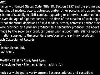 Gina Lynn stepsister Catalina Cruz licked sweet honey from her pussy on lovepornstars.com