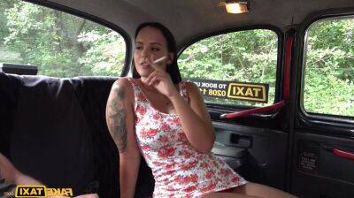 Naughty breasty hispanic babe Jennifer Mendez likes to smoke before sex on lovepornstars.com