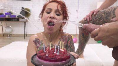 Birthday party Natasha DAP 0% twat rough gangbang on lovepornstars.com