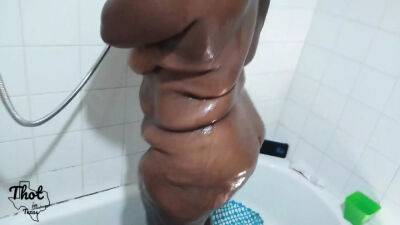 Legs and Feet in Shower Before Blowjob on lovepornstars.com
