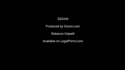Sensuous nymph Rebecca Volpetti pissing fetish gangbang hot xxx clip on lovepornstars.com